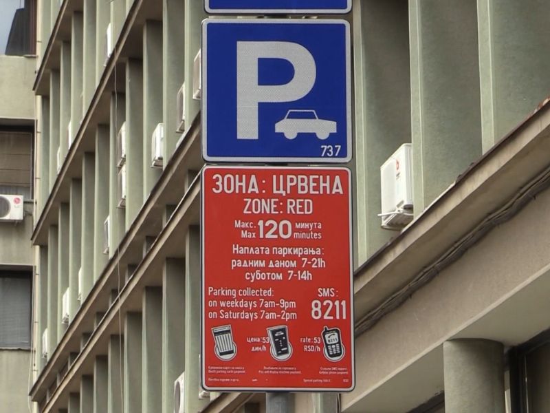 Crvena parking zona novi sad